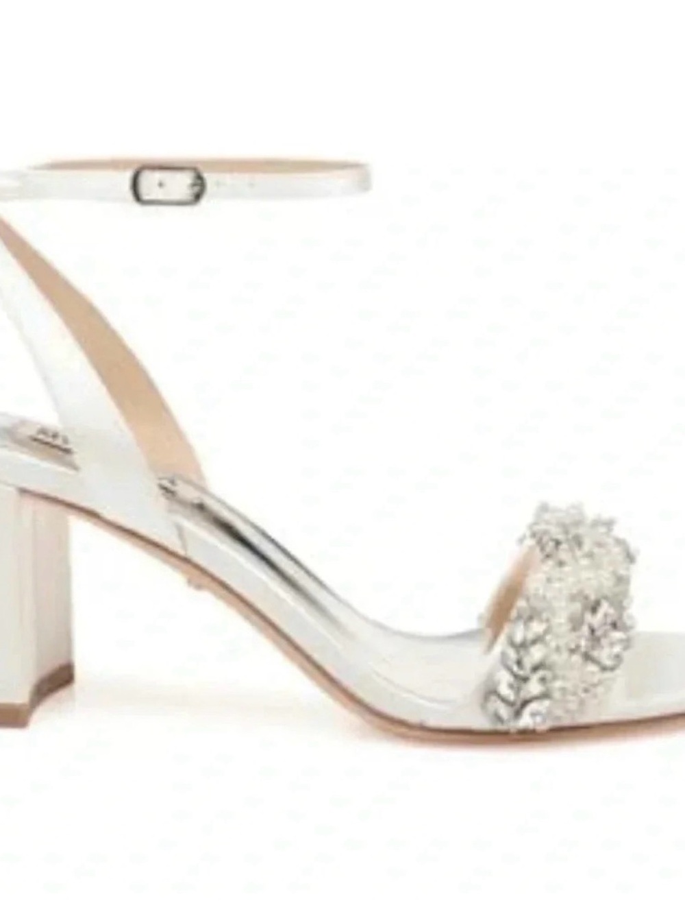 EUC Badgley Mischa Clara Satin Heels 7.5 - Picture 3 of 10